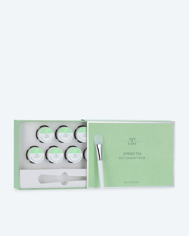 Spring Tea Anti-Oxidant Maske + Pinsel