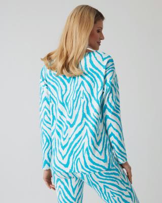 Pullover im Zebra-Design