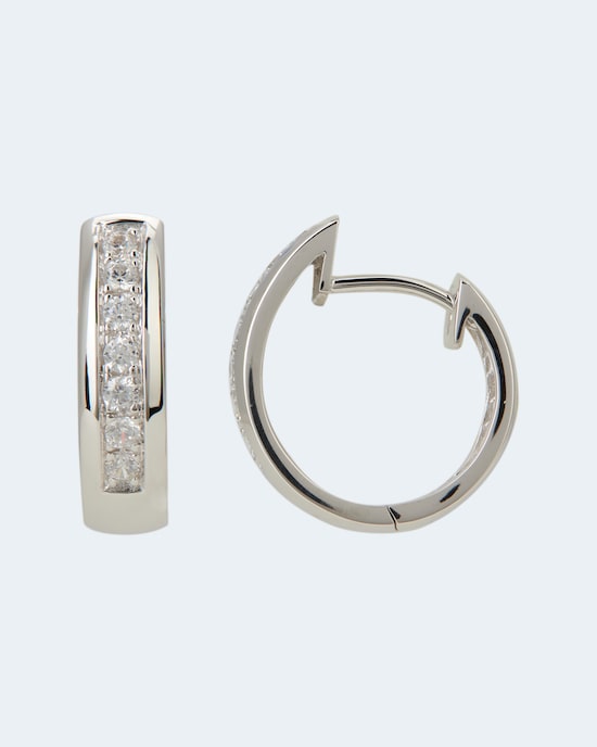 Produktabbildung für Creolen mit Zirkonia