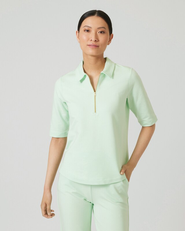 Ponte Poloshirt "Tencel"