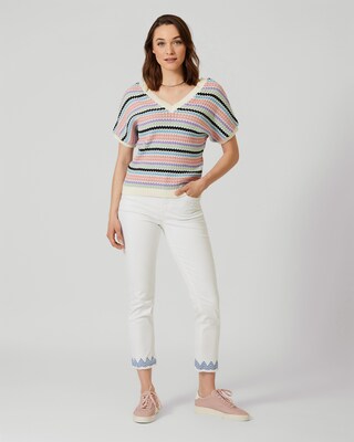 Strickshirt "Regenbogen"