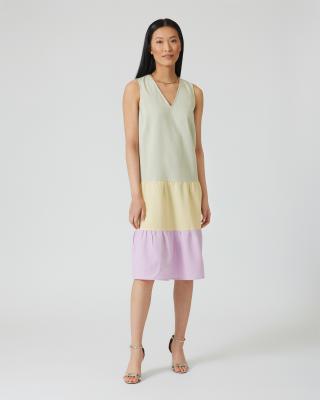 Kleid im Colorblock-Design