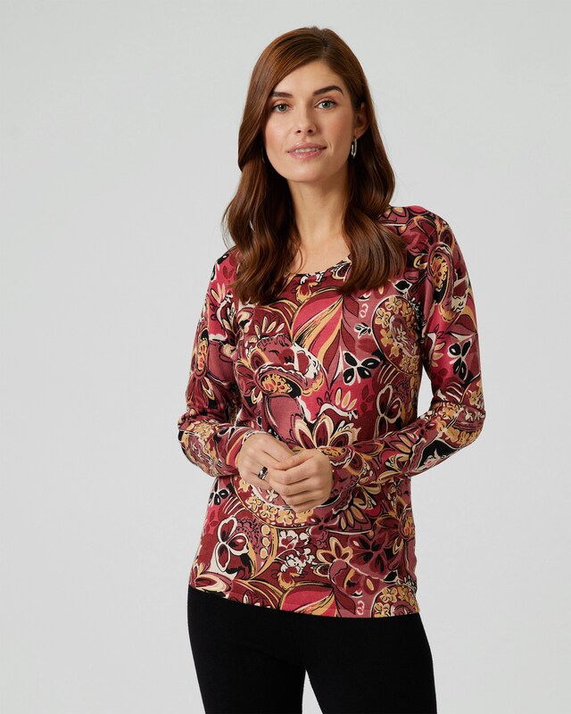 Pullover mit Paisleydruck