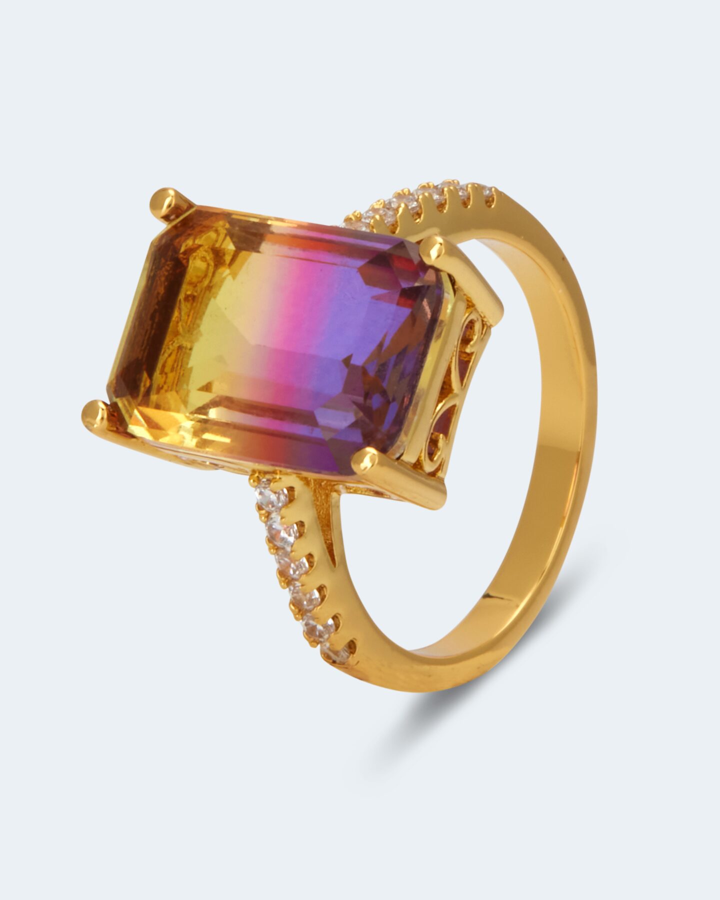 Produktabbildung für Ring mit Glasstein