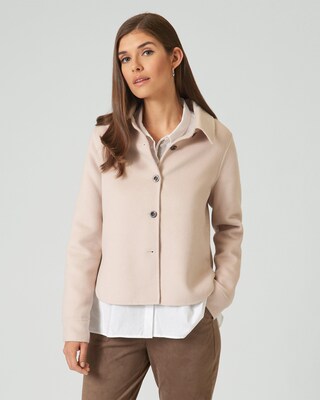 Double Face Shacket