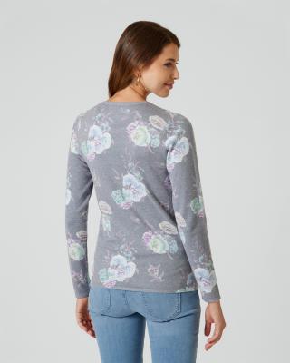 Soft-Pullover "Blumen"