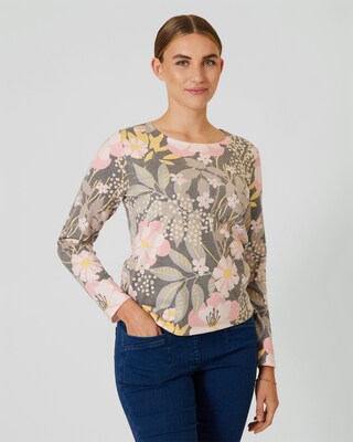 Pullover mit Floral-Design