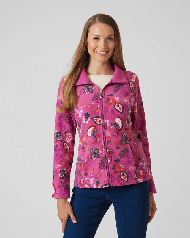 Fleecejacke bedruckt