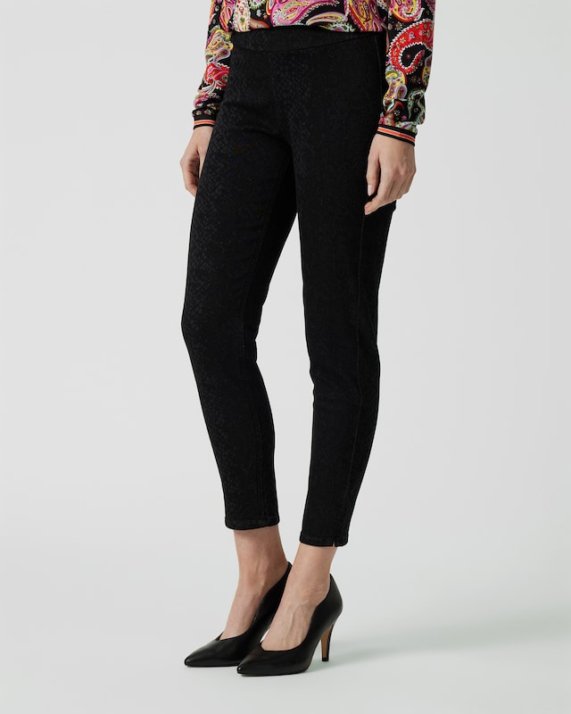Jeggings mit Snake-Print