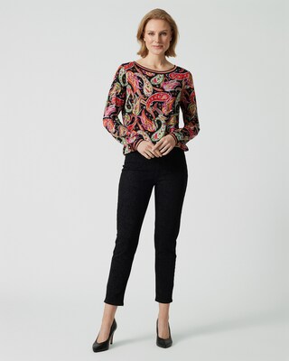 Jeggings mit Snake-Print
