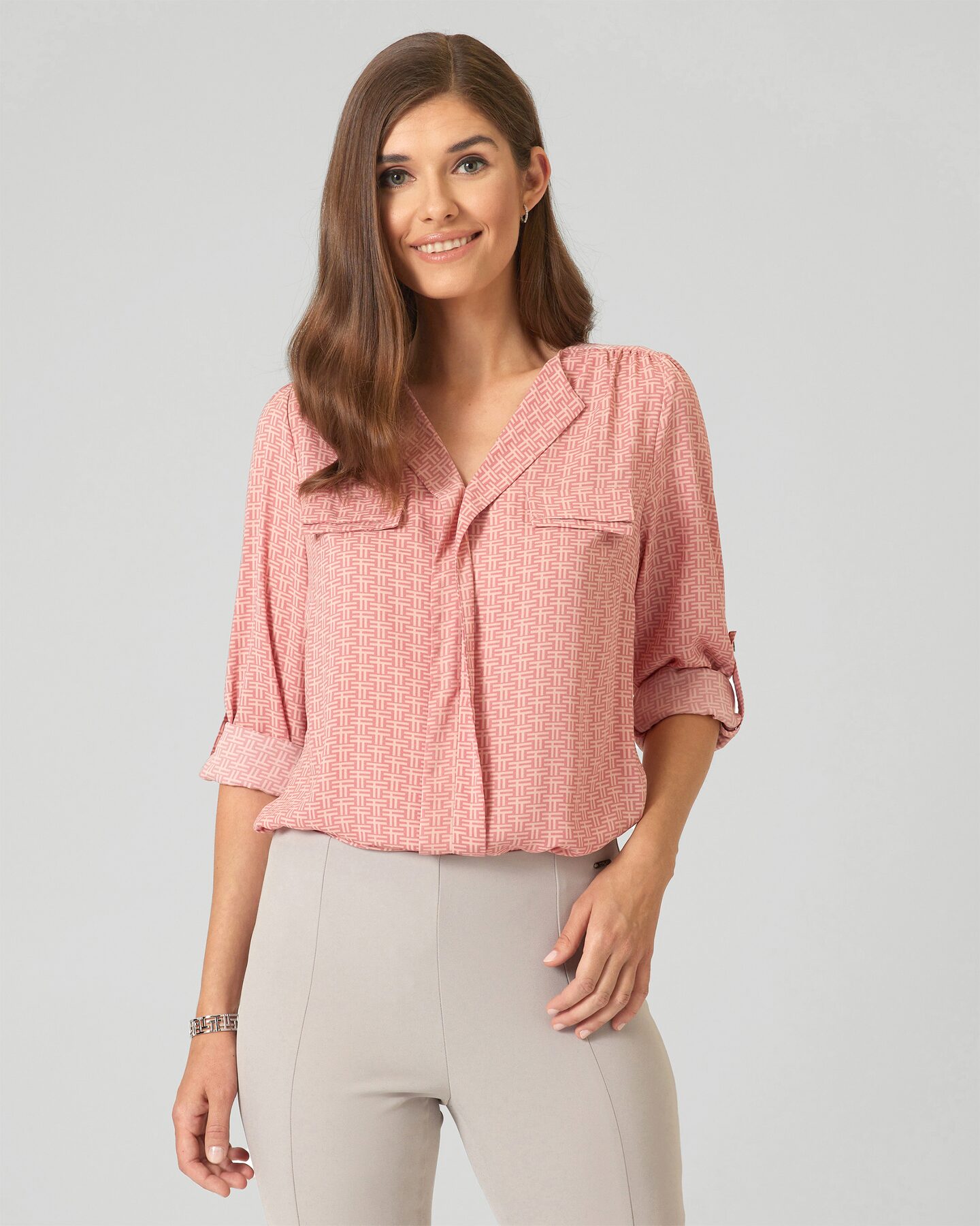 Produktabbildung für Bluse "Tamara" mit T-Druck