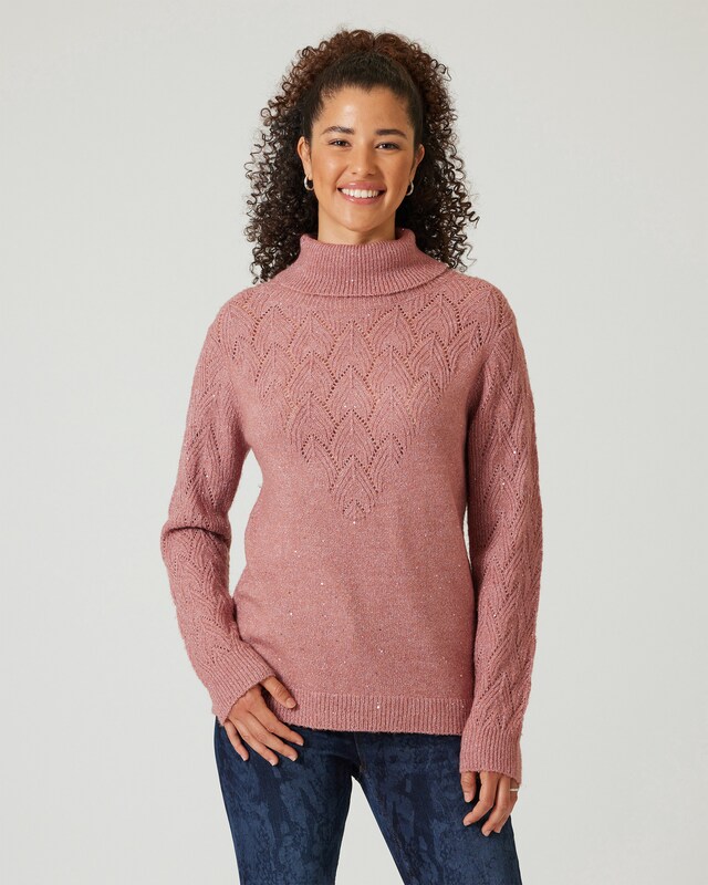 Pullover mit Pailletten