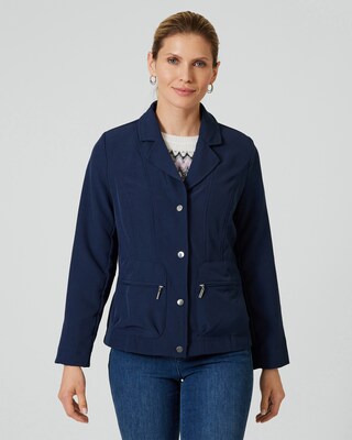 Blazer mit Innenfutter