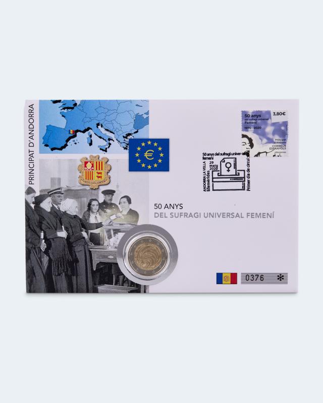 2 € Numisbrief Andorra 2020