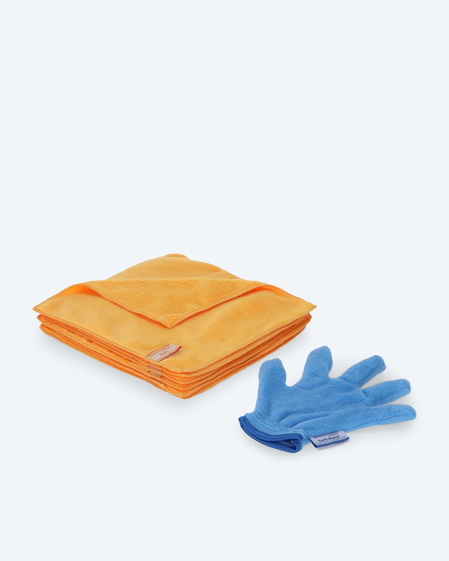 Produktabbildung für Soft Tücher 6er-Set & Handschuh
