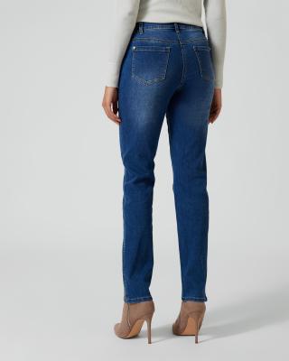 5-Pocket-Jeans mit Steinchenverlauf