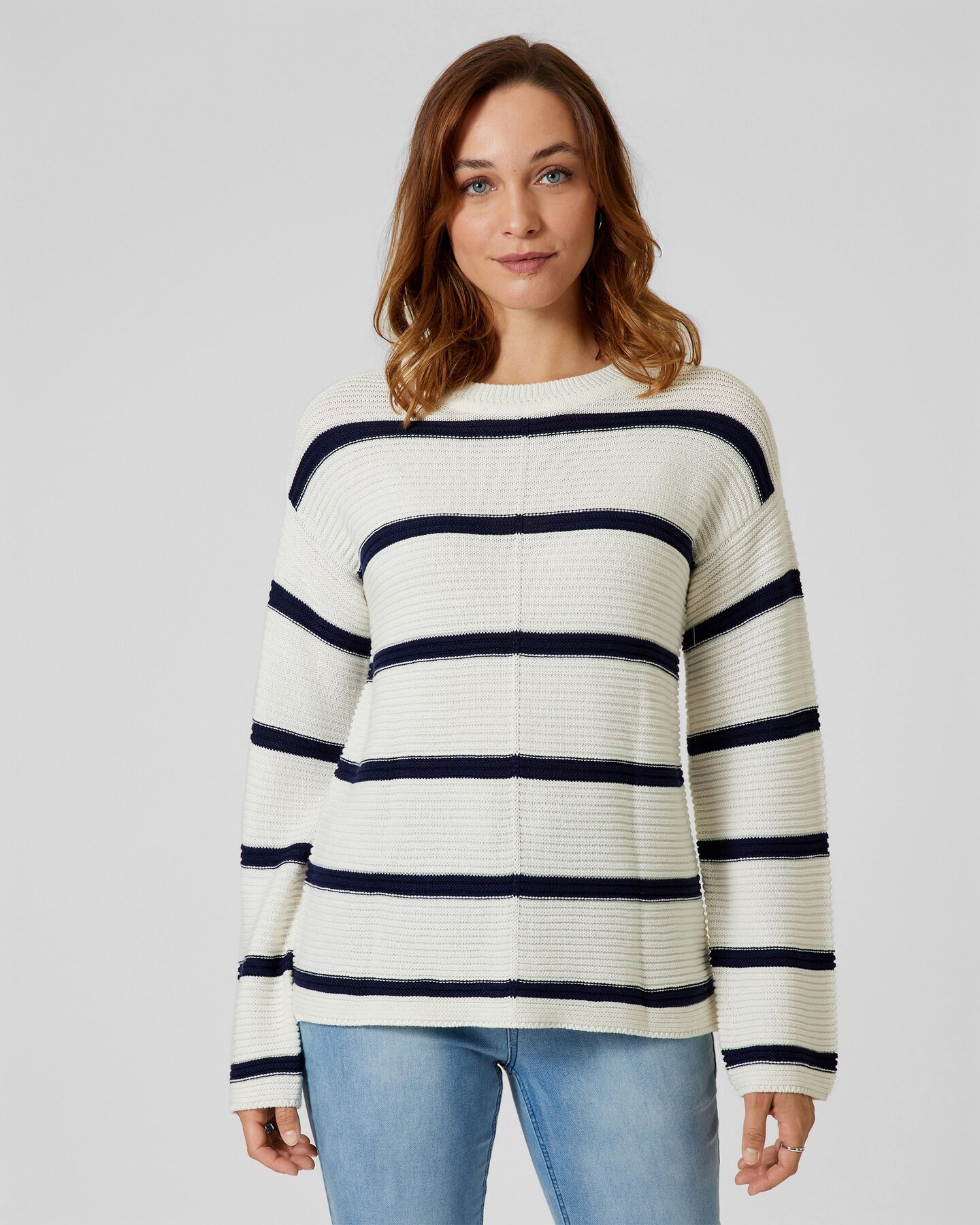 Produktabbildung für Pullover mit Rippstruktur