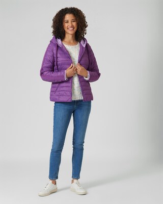 Gesteppte Jacke mit Kapuze