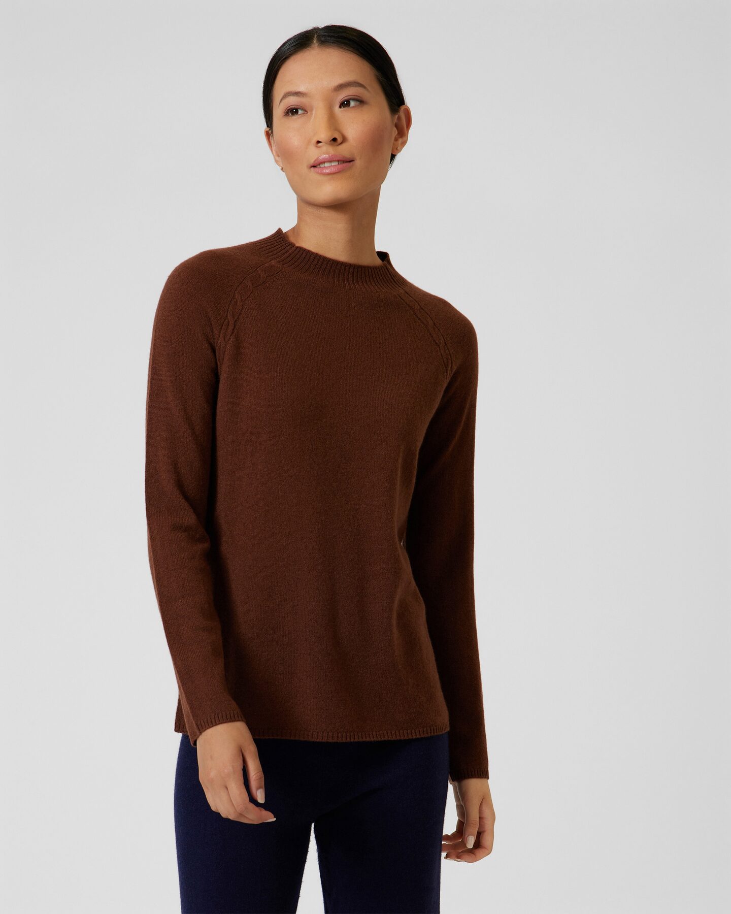 Produktabbildung für Pullover mit Zopfmuster