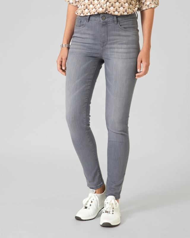 5-Pocket-Jeans mit Logostickerei