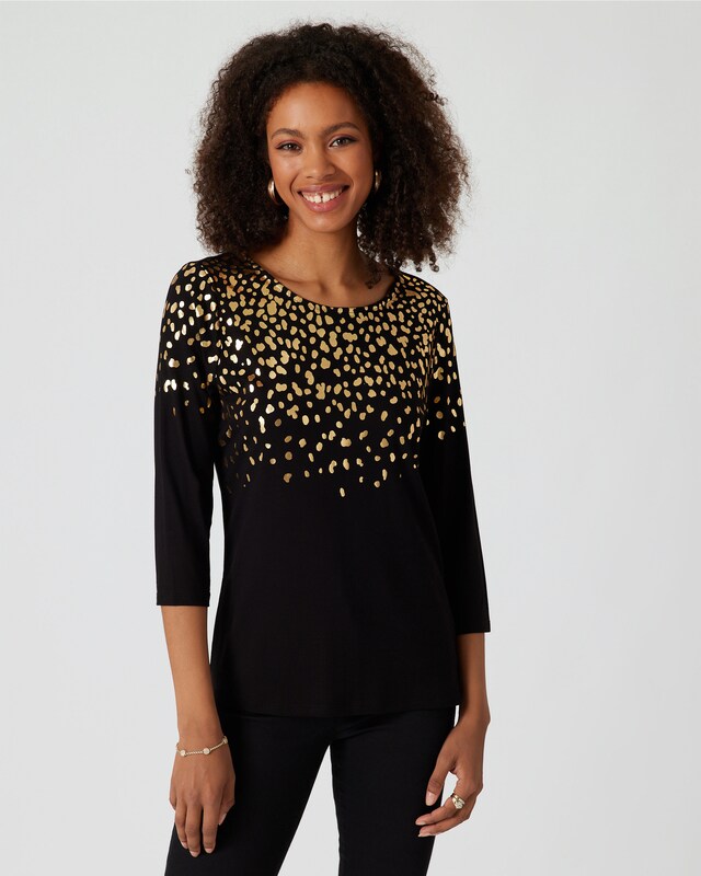 Pullover mit Leo-Design