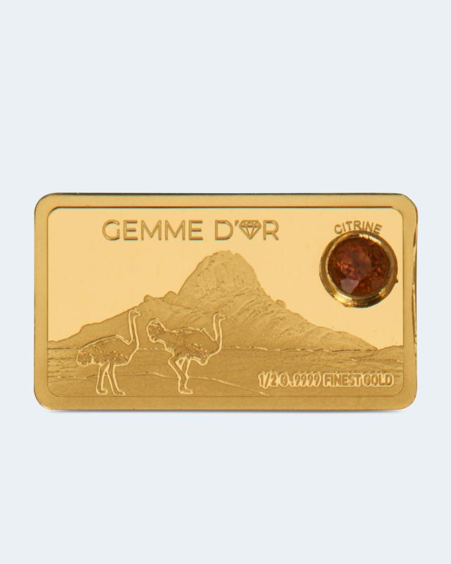 Goldbarren Gemme d'or Madeira Citrin 2022