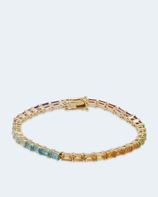 Armband Multi Edelstein + Diamant