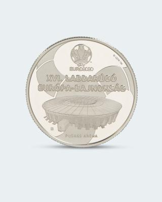 Silbermünze Ungarn Fußball EM 2020