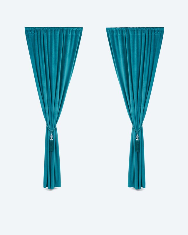 Soft Velvet Vorhang, 2tlg.