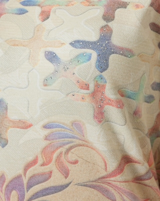 Pullover mit Ornament-Druck