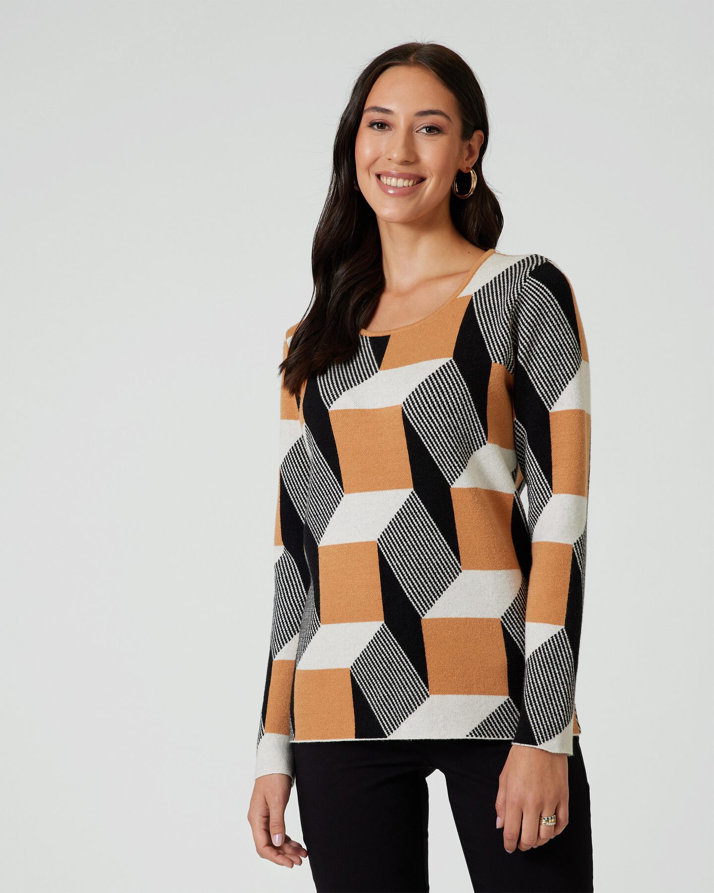 Produktabbildung für Pullover mit Jacquard-Muster