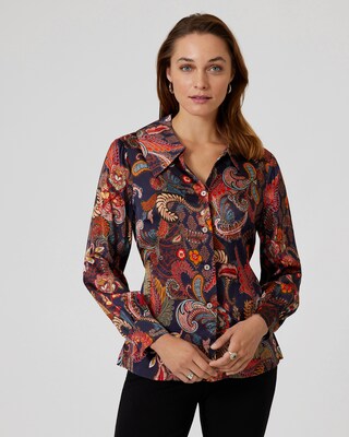 Bluse mit Bindeband