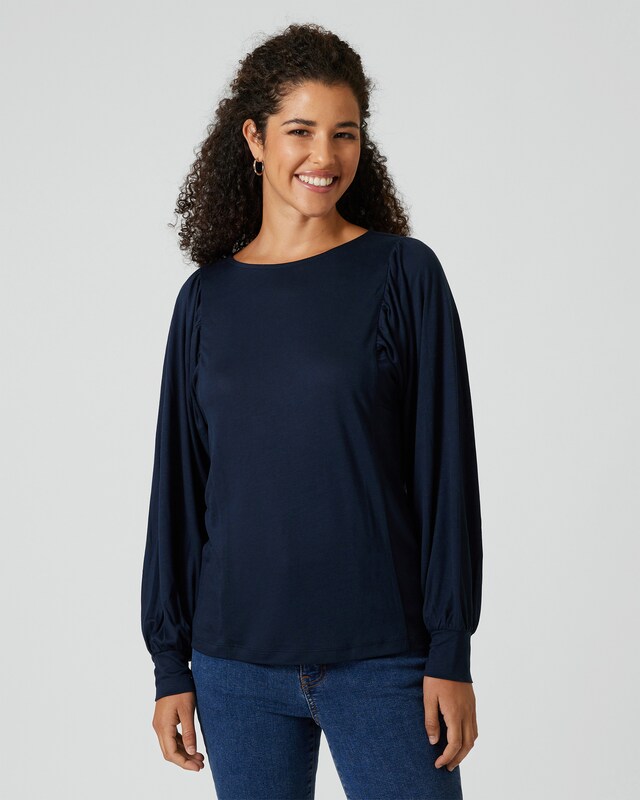 Shirt mit Raffungen