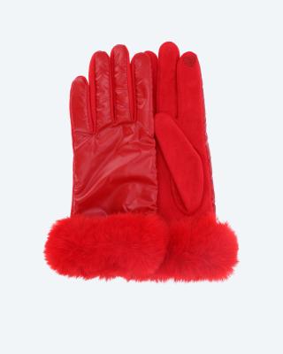 Handschuhe mit Webpelz
