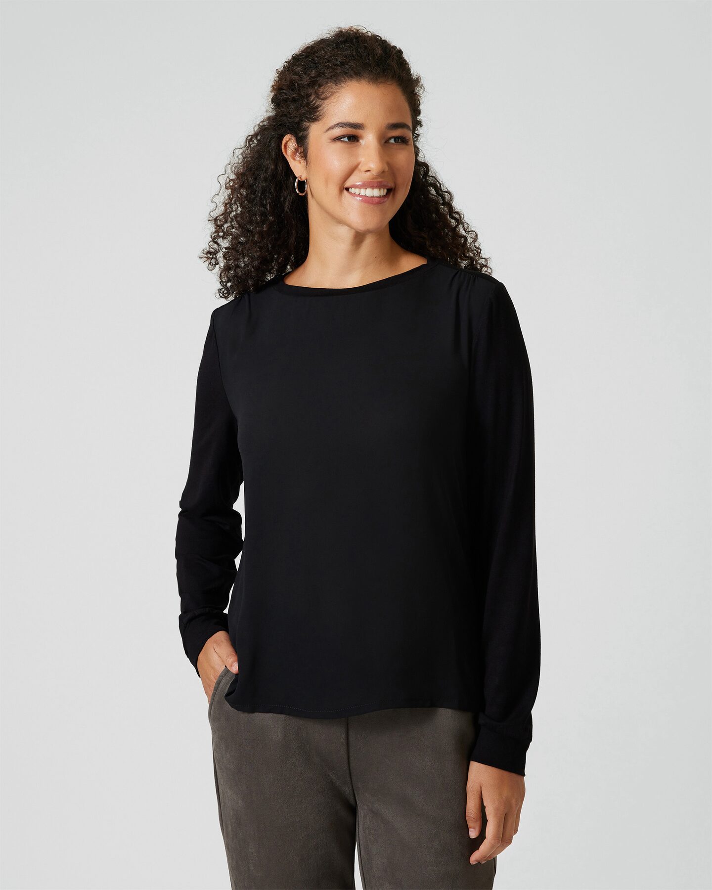 Produktabbildung für Shirt im Materialmix
