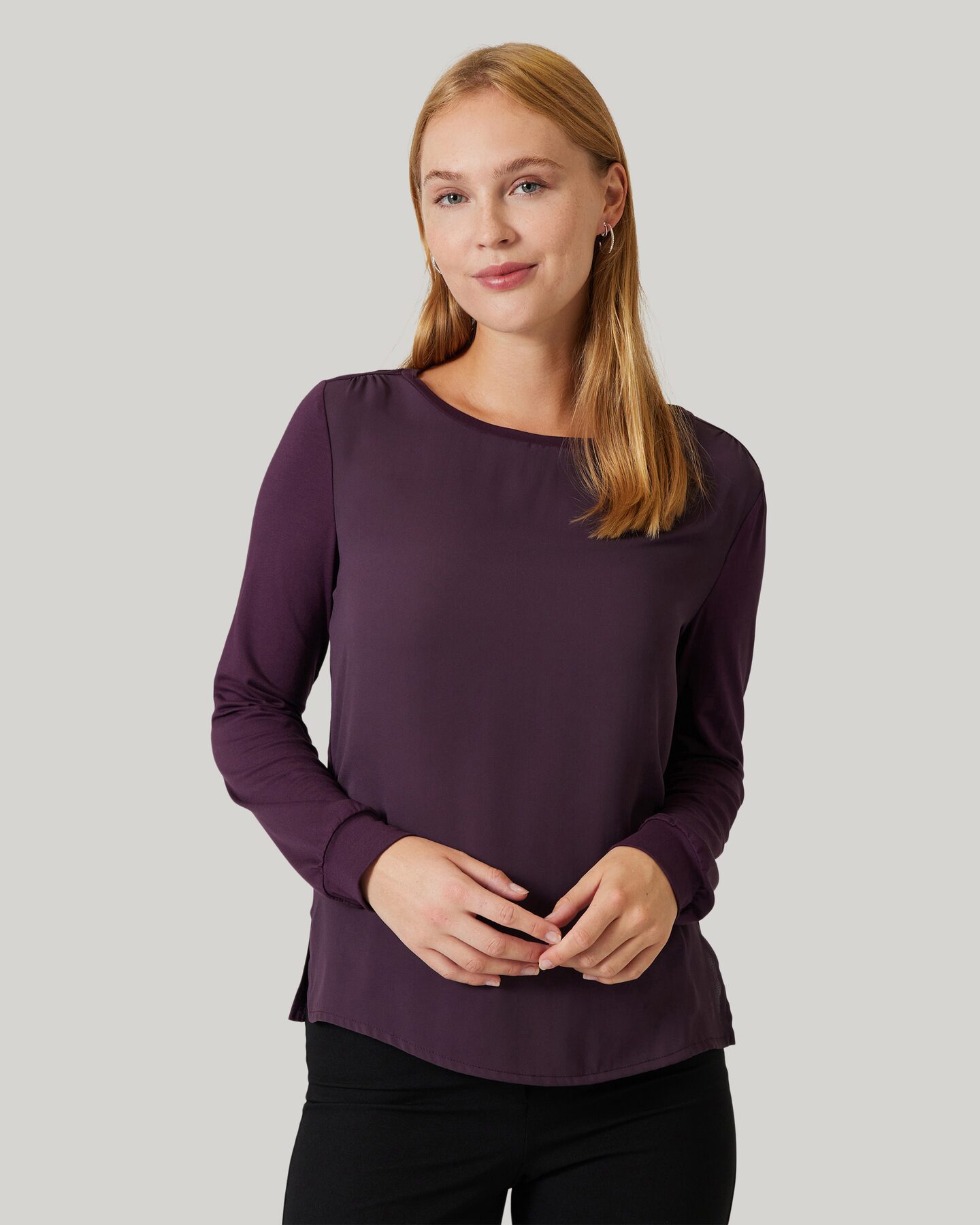 Produktabbildung für Shirt im Materialmix