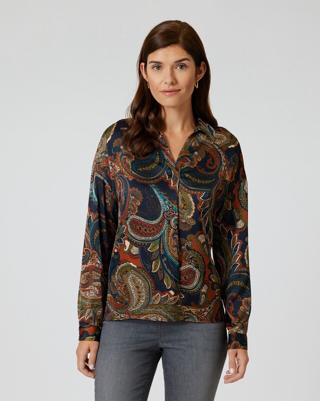 Bluse mit Paisley-Druck