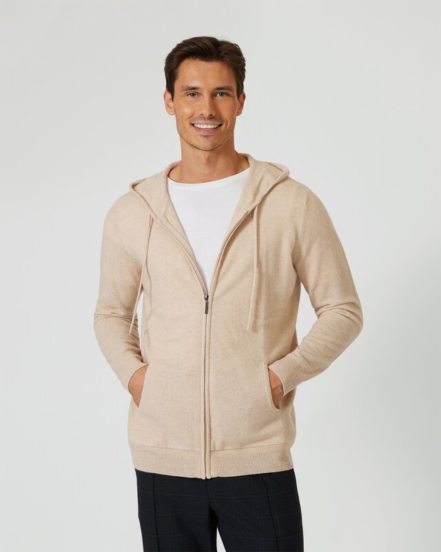 Menswear Hoody-Cardigan
