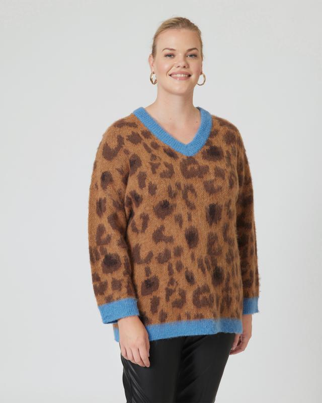 Pullover "Animal" mit Wolle