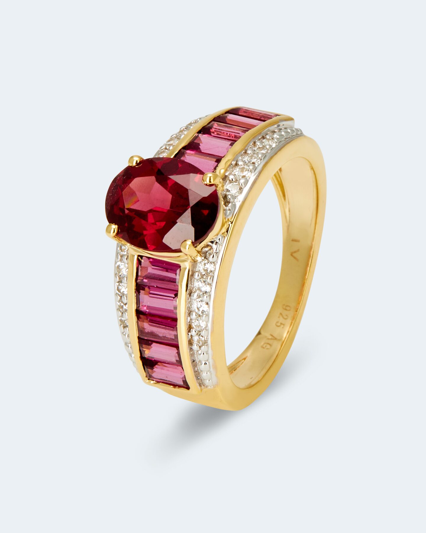 Produktabbildung für Ring mit Rhodolith