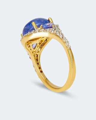 Ring mit Tansanit AAA