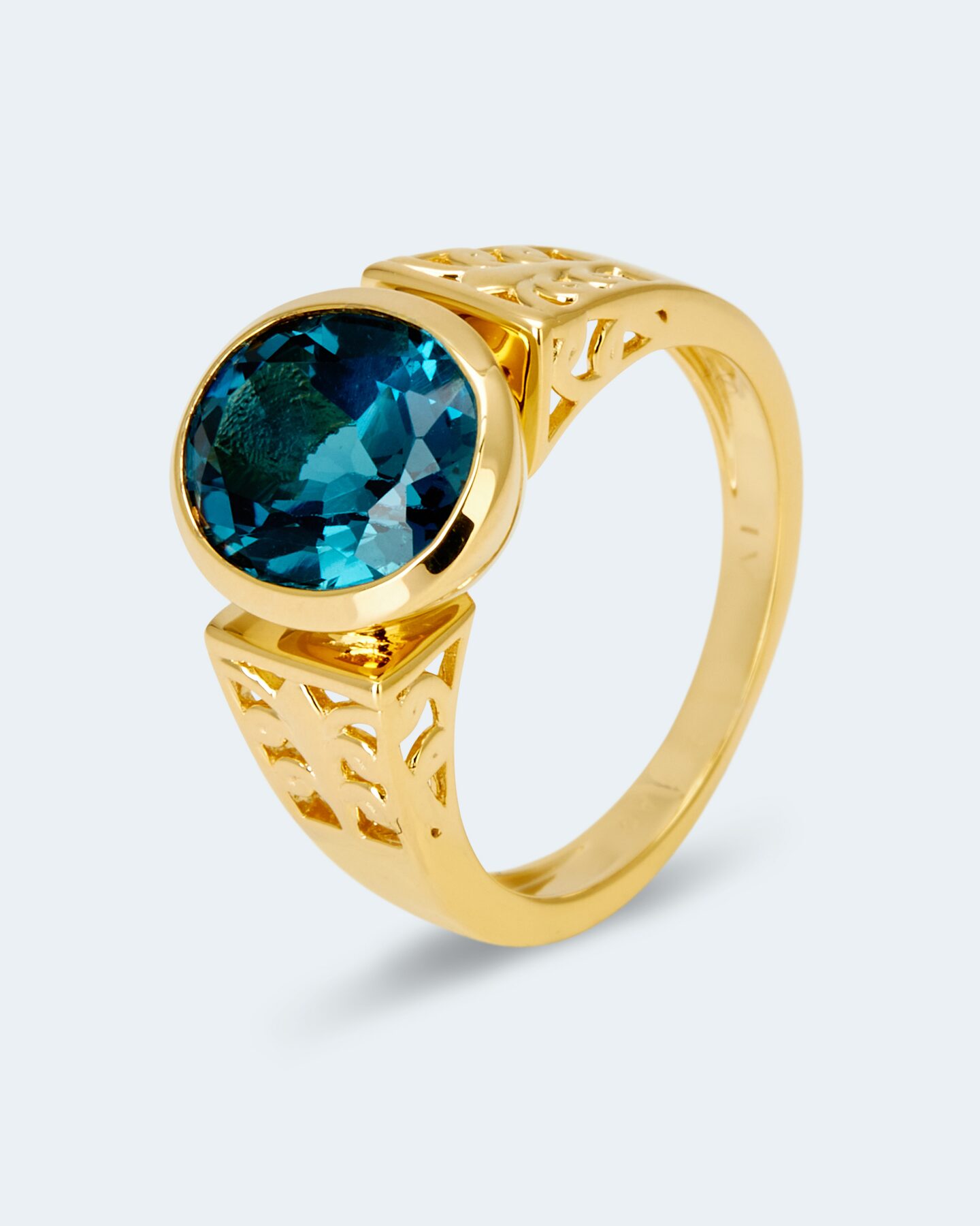 Produktabbildung für Ring mit Blautopas