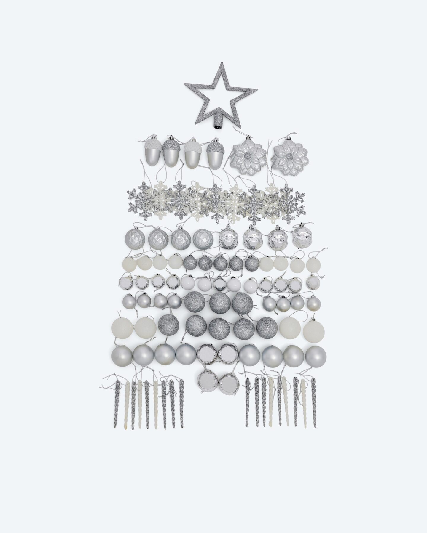 Produktabbildung für Weihnachtsbaum Deko-Set, 100tlg.