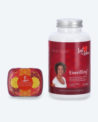 Eiweißlinge für 1, 3 oder 6 Monate & Dose
