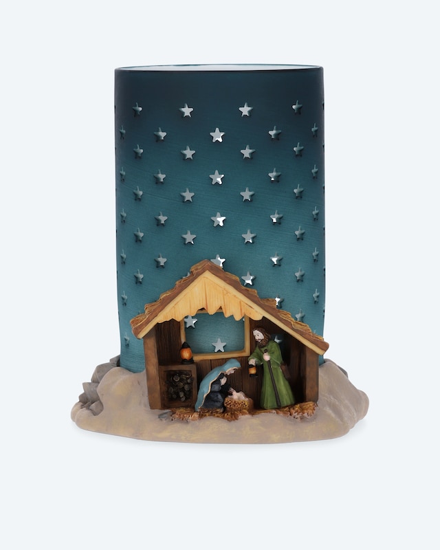 Produktabbildung für Kerzenhalter "Weihnachtskrippe"