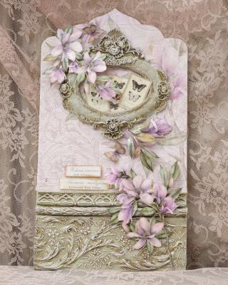 Kartengestaltungs-Set "Magnolia", 130tlg.
