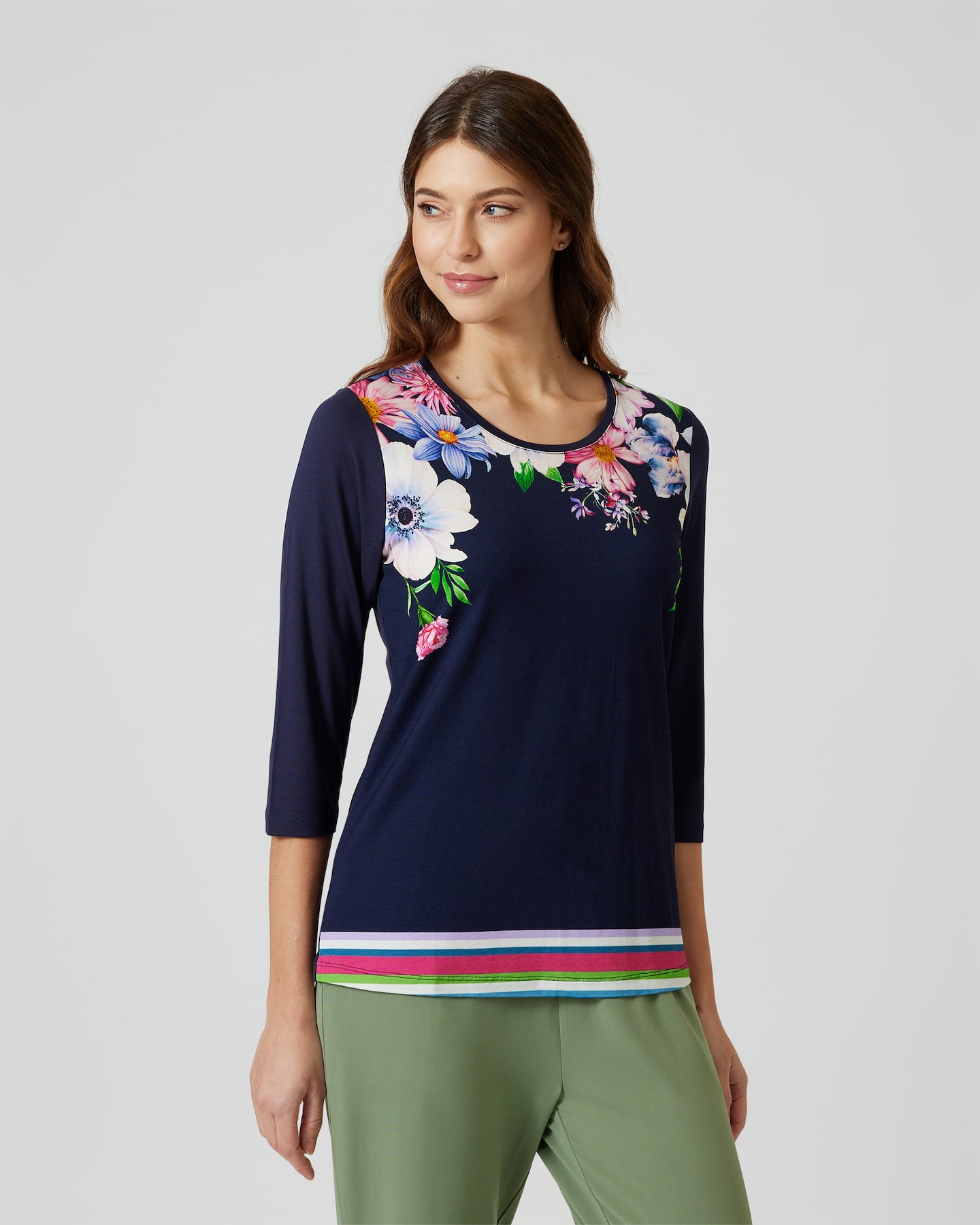 Produktabbildung für Shirt "Flower Stripes"