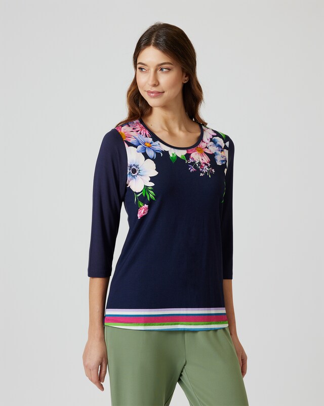 Shirt "Flower Stripes"