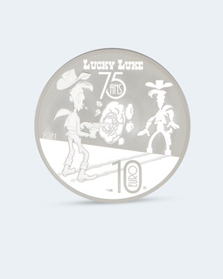 Silbermünze Lucky Luke