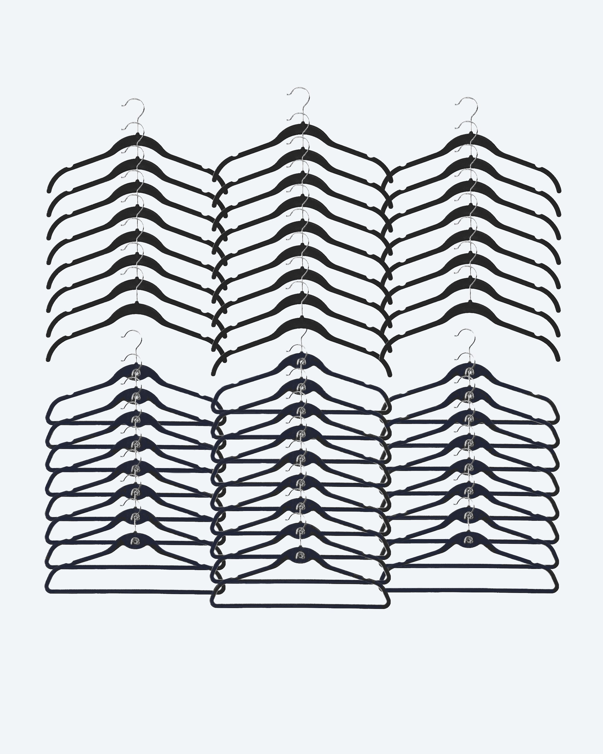 Produktabbildung für Kleiderbügel-Set, 50tlg.